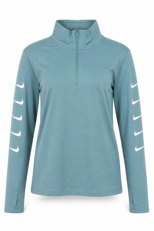 Nike Women's Blue Dri-FIT 1/2 Zip Running Jacket XS