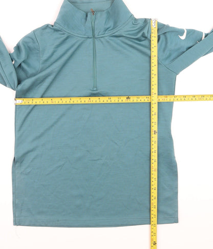 Nike Women's Blue Dri-FIT 1/2 Zip Running Jacket XS