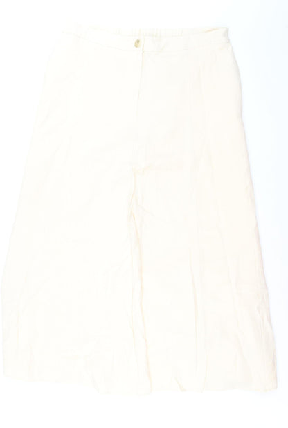 JD Williams Women's Beige A-Line Midi Skirt Size 18