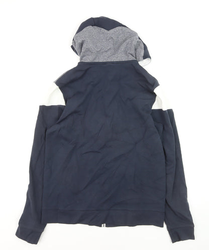 Hugo Boss Men's Blue Full Zip Hoodie Size S Regular Fit