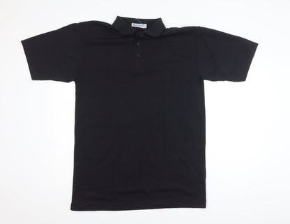 Martinelli by Deejay Men's Black Polo Shirt Size L Short Sleeve