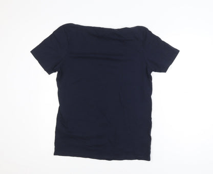 Jack & Jones Men’s Blue Graphic Print Crew Neck T-Shirt L