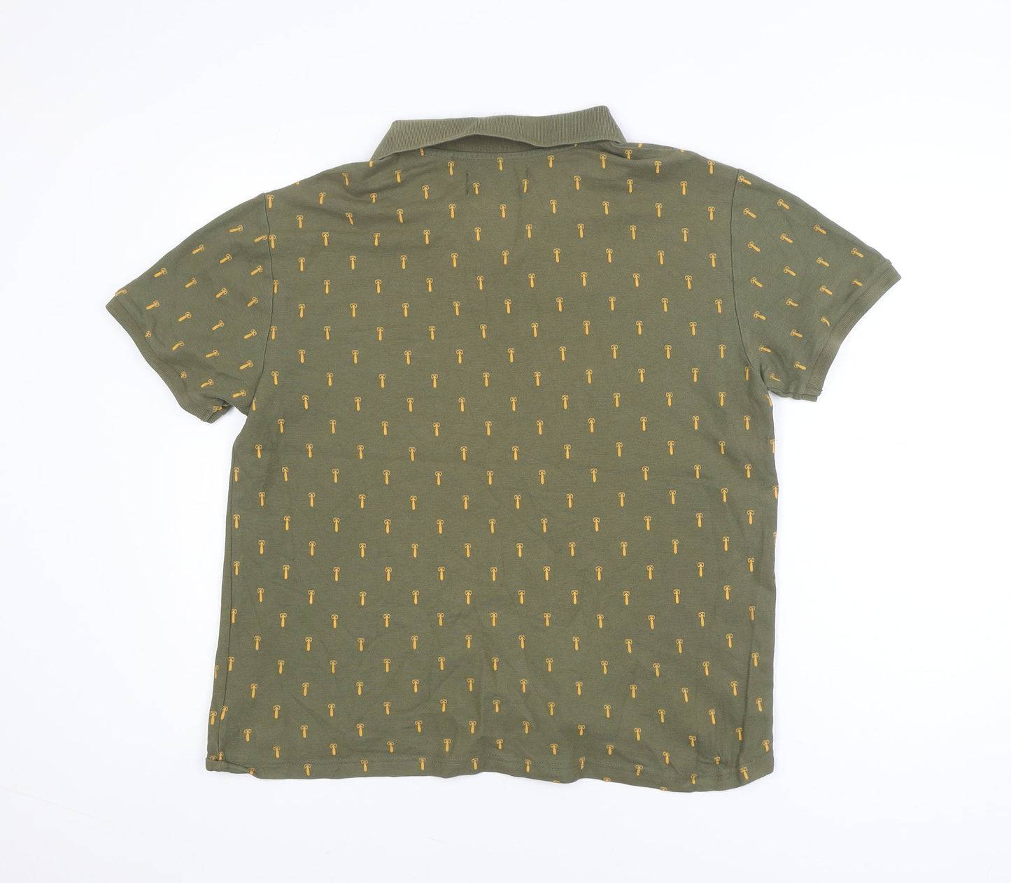 Penguin by Munsingwear Men's Green L Polo Shirt with Logo Print