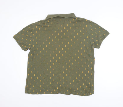 Penguin by Munsingwear Men's Green L Polo Shirt with Logo Print