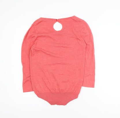 Broadway NYC Fashion Women’s Pink Knit Pullover Jumper Size 12