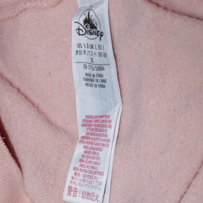 Disney Mickey & Co Women’s Pink Crew Neck Pullover Sweatshirt Size L