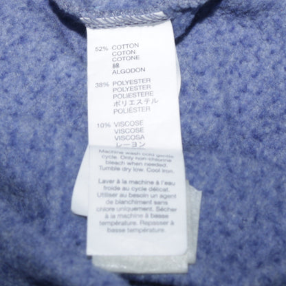 GAP Men's Blue Small Pullover Hoodie with Logo Fleece Sweatshirt