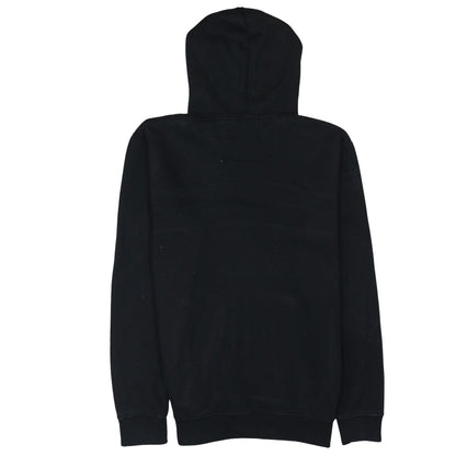 boohooMAN Men's Black Small Pullover Hoodie with Logo