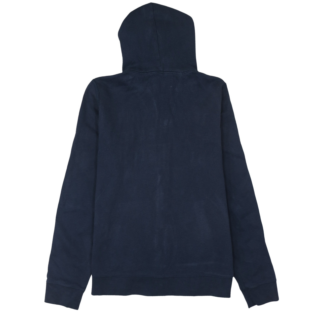 Abercrombie & Fitch Men's Blue Full Zip Hoodie L Logo Athletic