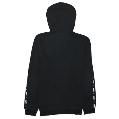 Puma Boys Black Pullover Hoodie 15-16 Years Logo Hooded Sweatshirt