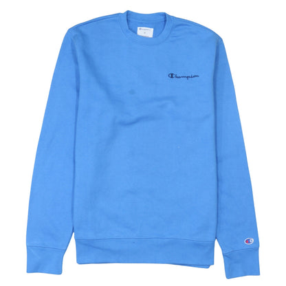 Champion Elite Blue Cotton Blend Women's Sweatshirt M Pullover Crew Neck