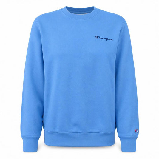 Champion Elite Blue Cotton Blend Women's Sweatshirt M Pullover Crew Neck