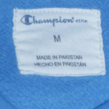 Champion Elite Blue Cotton Blend Women's Sweatshirt M Pullover Crew Neck