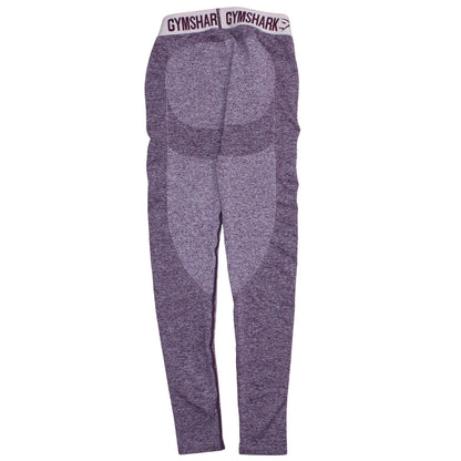Gymshark Womens Purple Marl Dry Moisture Wicking Leggings Size M