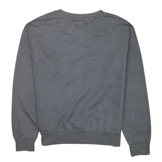 Disney Women’s Grey Mickey Mouse Pullover Sweatshirt 2XS