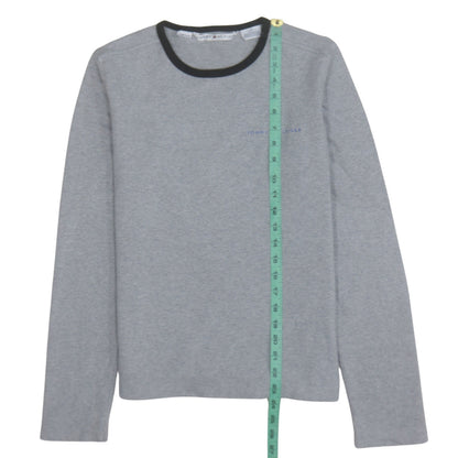 Tommy Hilfiger Womens Grey Crew Neck Long Sleeve Pullover Sweatshirt M