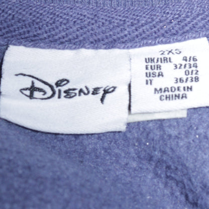 Disney Primark Cares Women Blue 2XS Pullover Sweatshirt Stitch Angel Design