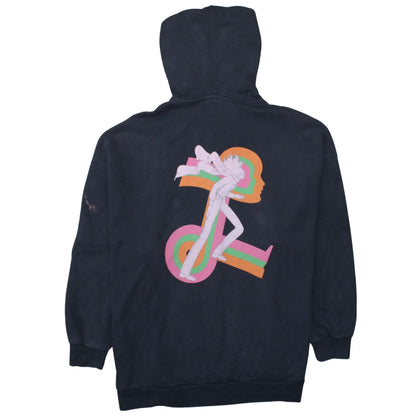 Levi's Blue Vintage Unisex Pullover Hoodie Medium Retro Graphic