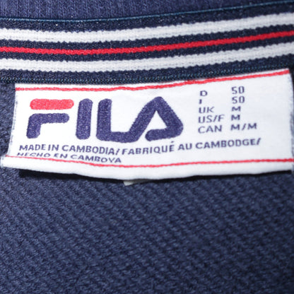 FILA Men's Blue Logo Crew Neck Sweatshirt Size M