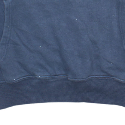 Lonsdale Men’s Blue Sweatshirt S Regular Fit Crew Neck Logo Pullover