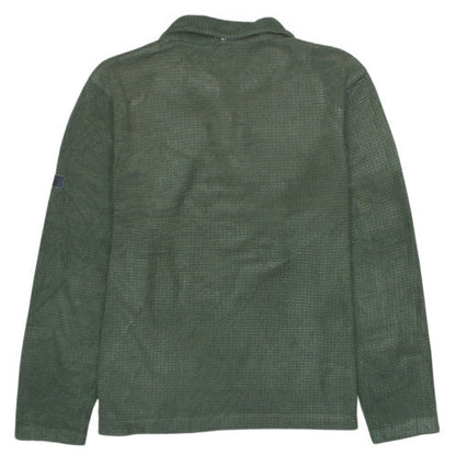 Regatta Mens Green Fleece 1/4 Zip Pullover Sweatshirt M