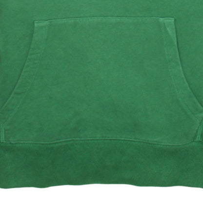 Nautica Men Green Embroidered Pullover Hoodie Size M