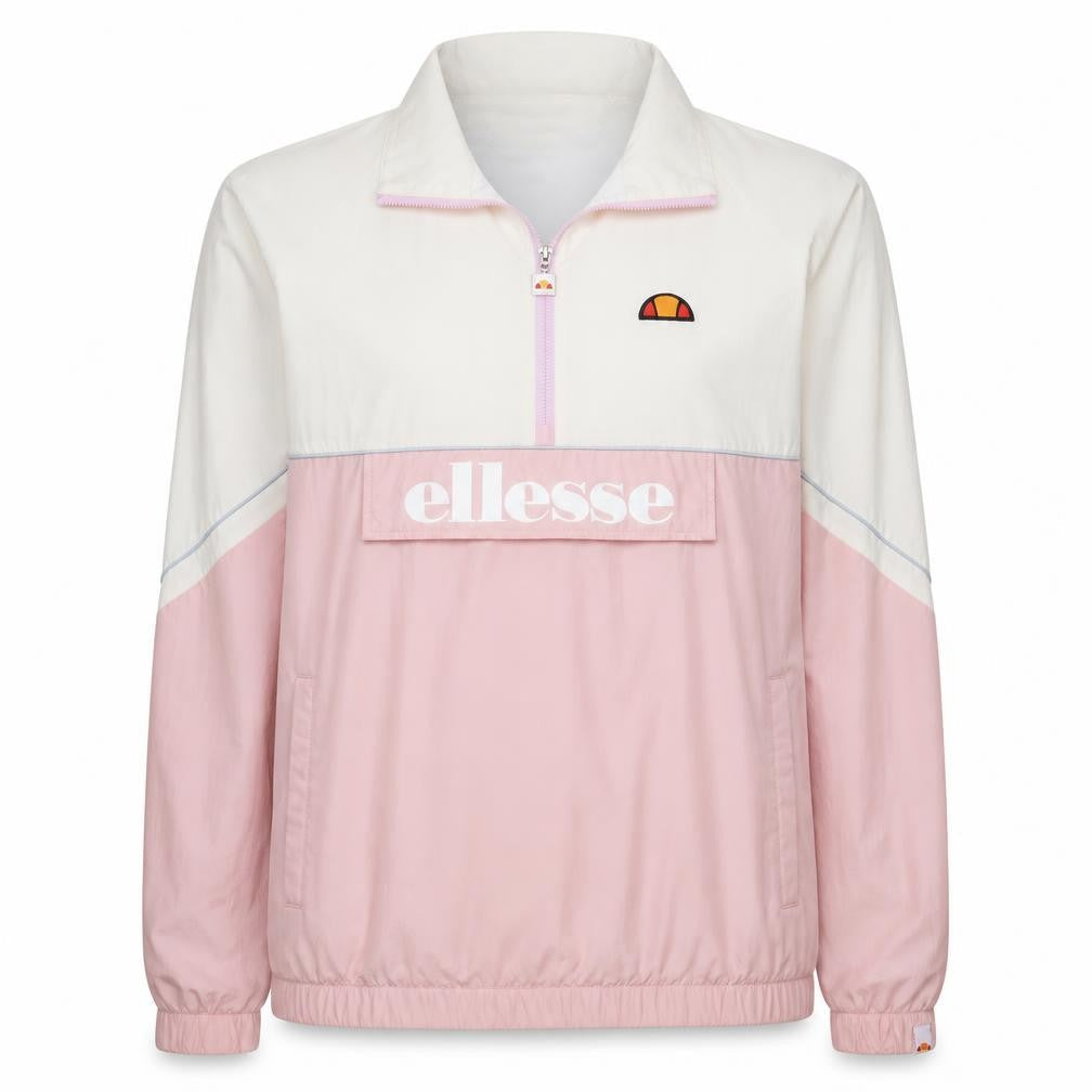 Ellesse Women's Pink Windbreaker Jacket Size 14 Lightweight Logo