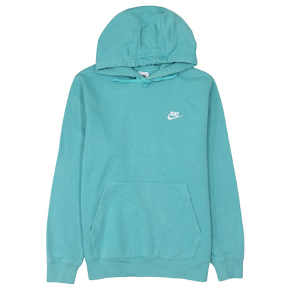 Nike Men's Green Pullover Hoodie Size S Fleece Logo Sportswear