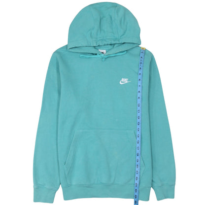 Nike Men's Green Pullover Hoodie Size S Fleece Logo Sportswear
