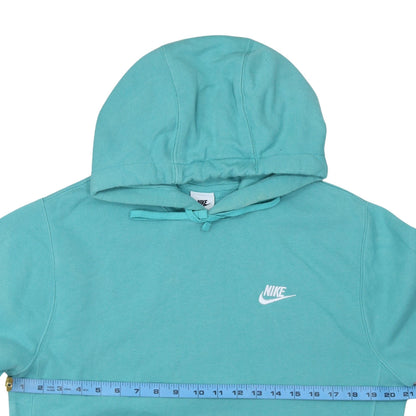 Nike Men's Green Pullover Hoodie Size S Fleece Logo Sportswear