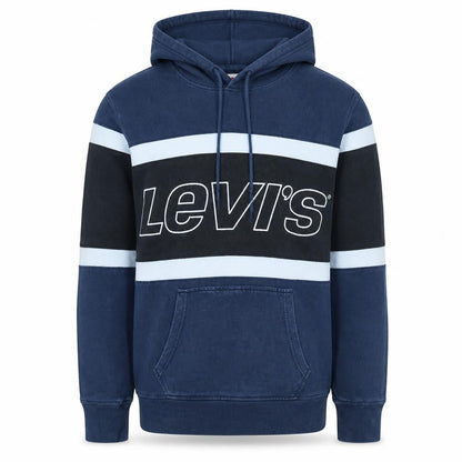 Levi's Men's Blue Pullover Logo Hoodie Size S