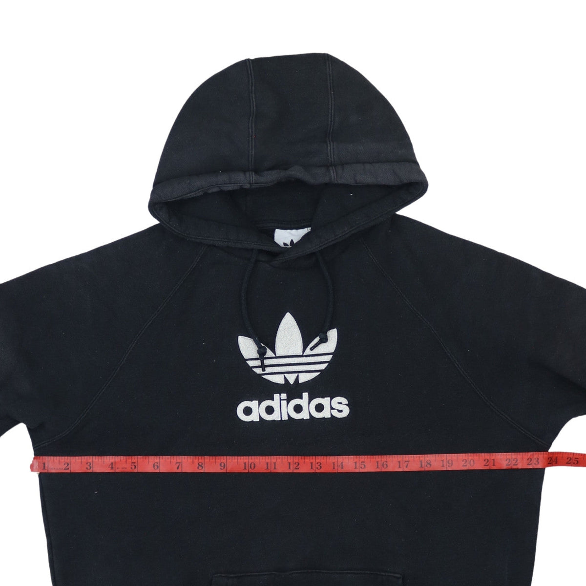 Adidas Women's Black Pullover Hoodie Medium Logo Print Casual