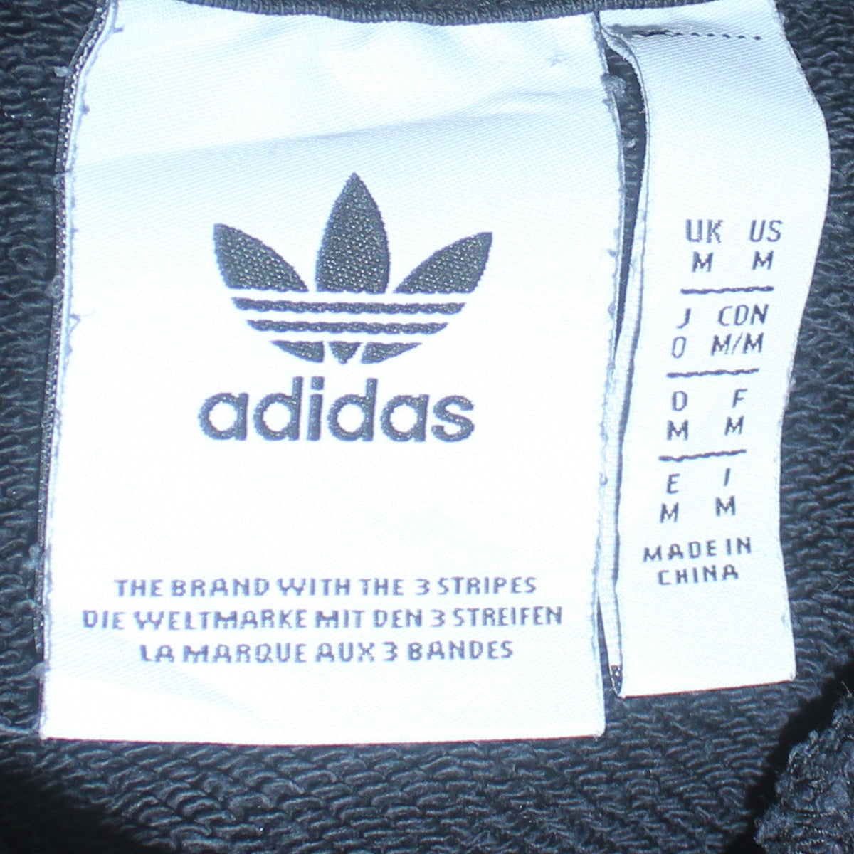 Adidas Women's Black Pullover Hoodie Medium Logo Print Casual