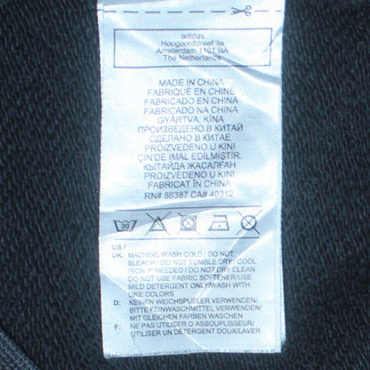 Adidas Women's Black Pullover Hoodie Medium Logo Print Casual