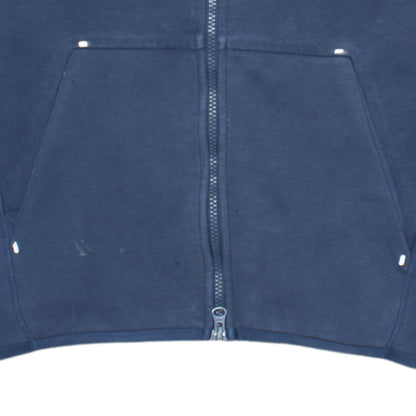 Nike Men's Blue Full Zip Hoodie XS Cotton Blend Sportswear