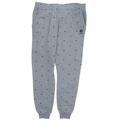 Reebok Womens Grey Jogger Sweatpants M Cotton Elastane Activewear