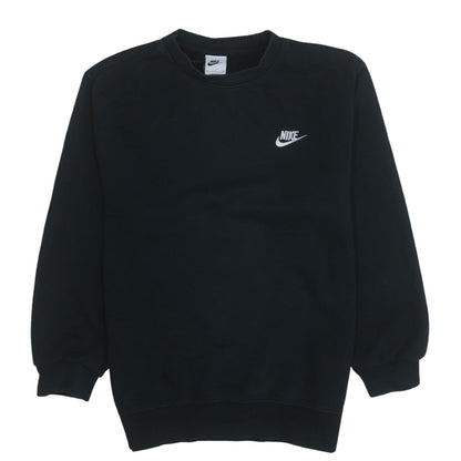 Nike Men's Black Small Crew Neck Pullover Sweatshirt