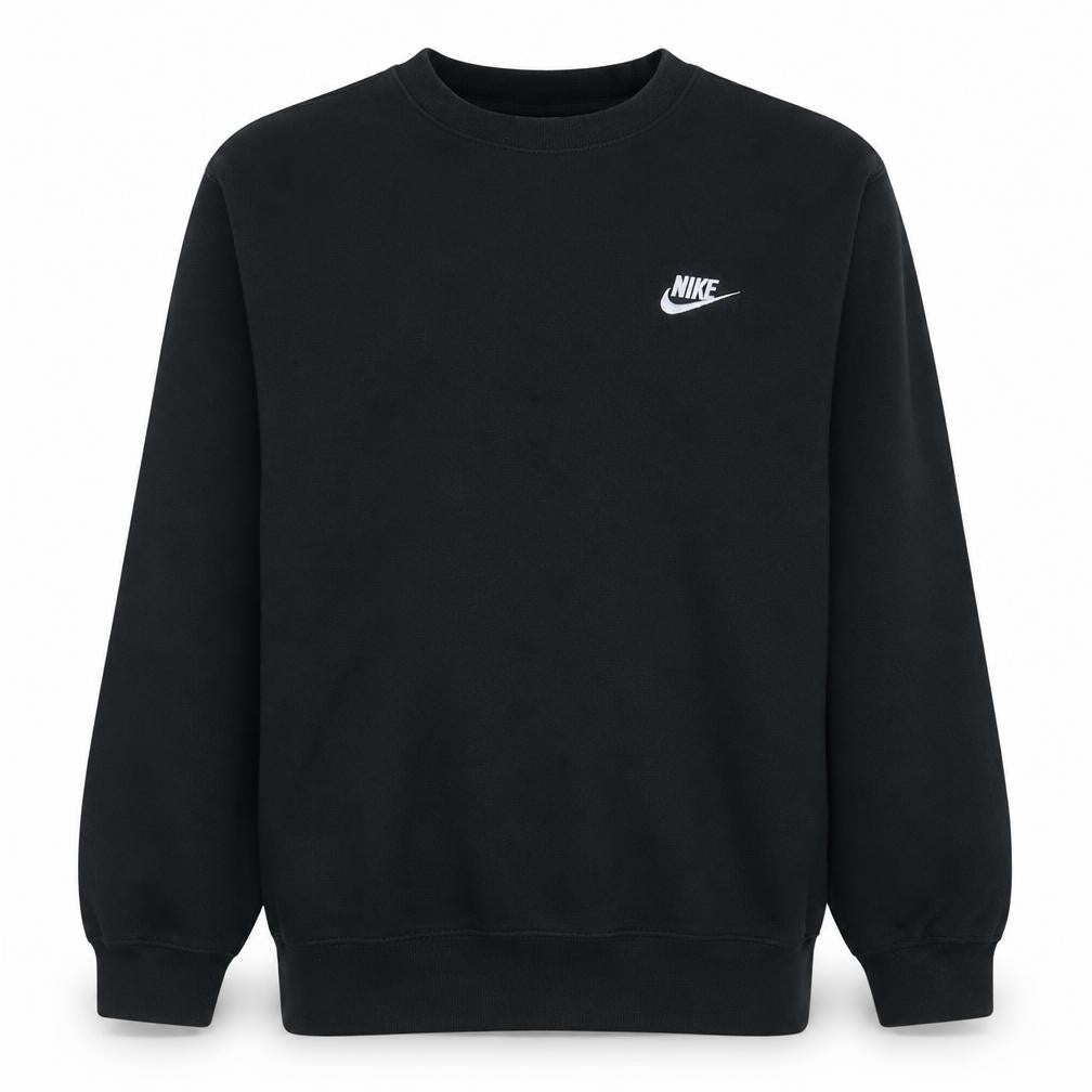 Nike Men's Black Small Crew Neck Pullover Sweatshirt