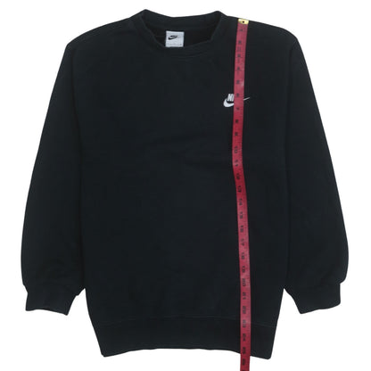 Nike Men's Black Small Crew Neck Pullover Sweatshirt