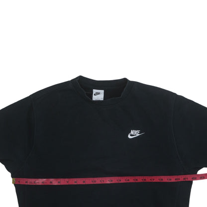 Nike Men's Black Small Crew Neck Pullover Sweatshirt