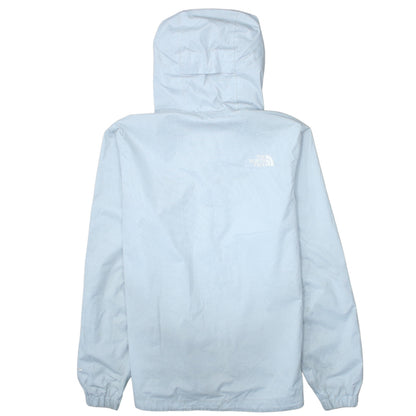 The North Face Men's Blue Small Hooded Waterproof Windbreaker Jacket