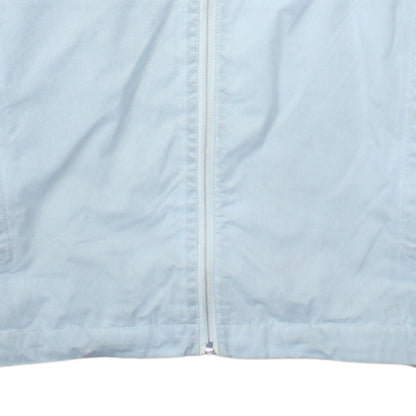 The North Face Men's Blue Small Hooded Waterproof Windbreaker Jacket