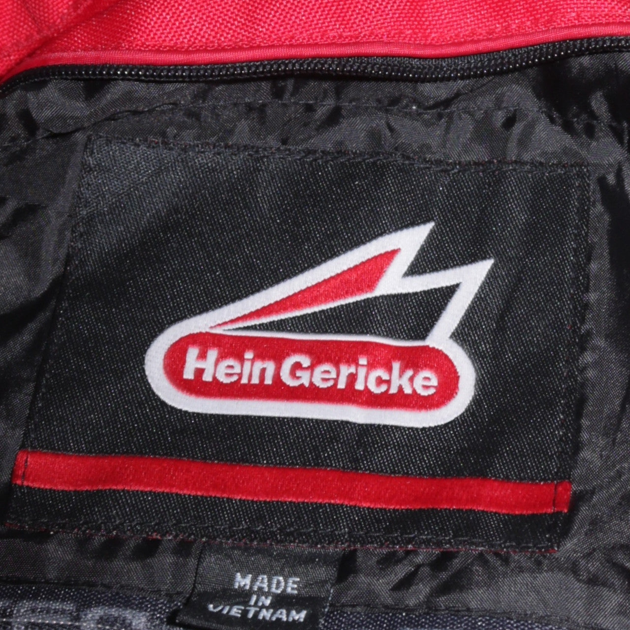 Hein Gericke Men's Red Grey XL Motorcycle Jacket Racing Style