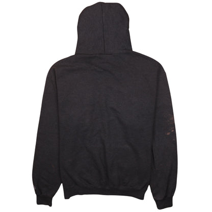 Champion Mens Black Pullover Hoodie L University Graphic Fleece