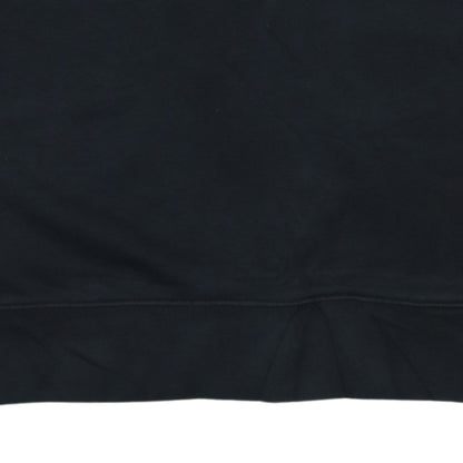 Adidas Womens Black Crew Neck Pullover Sweatshirt UK 12 Logo Print