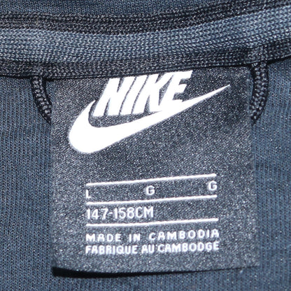 Nike Boys Black Full Zip Hoodie L 147-158cm Cotton Blend