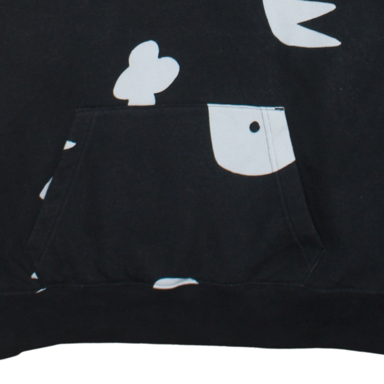 Jordan Mens Black Loose Fit Hoodie Graphic Print Cotton Blend L