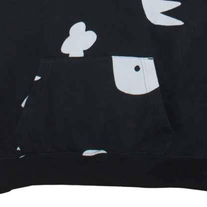 Jordan Mens Black Loose Fit Hoodie Graphic Print Cotton Blend L