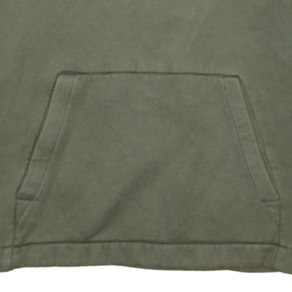 Nike Mens Green 1/4 Zip Hooded Sweatshirt M Regular Fit