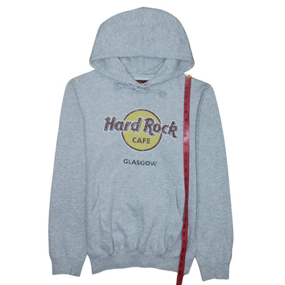 Hard Rock Cafe Glasgow Women's Grey Medium Pullover Hoodie